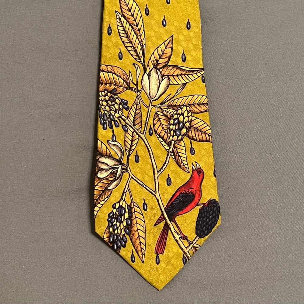 YSL vintage Bird on a Necktie